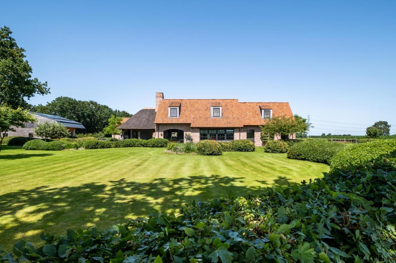 Hoeve Den Akker - Luxueuze Vakantiewoningen Met Privetuinen En Alpaca'S Nabij Brugge, Damme, Knokke, Sluis En Cadzand Esterno foto